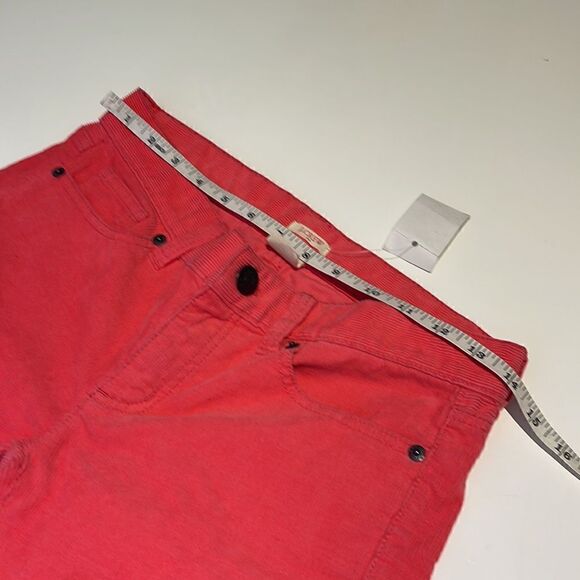 J. Crew Factory Toothpick Skinny Corduroy Pants Size 24 Hot Pink - Picture 7 of 9